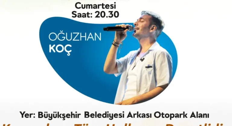 26. Kayısı Festivali'nde Oğuzhan Koç Sahne Alacak