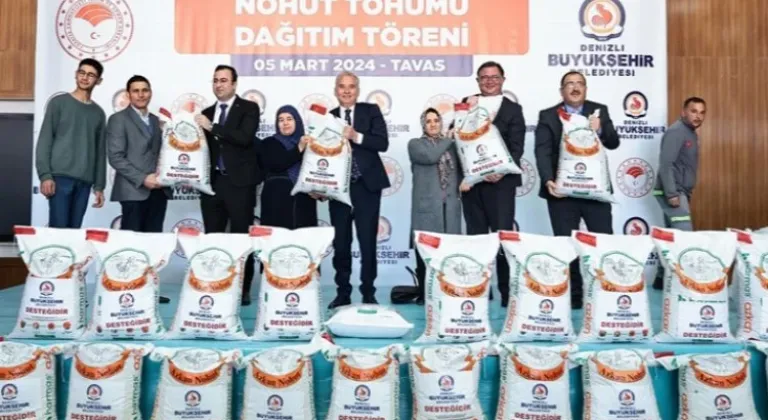 '563 Çiftçiye 70 Ton Nohut Tohumu Desteği'