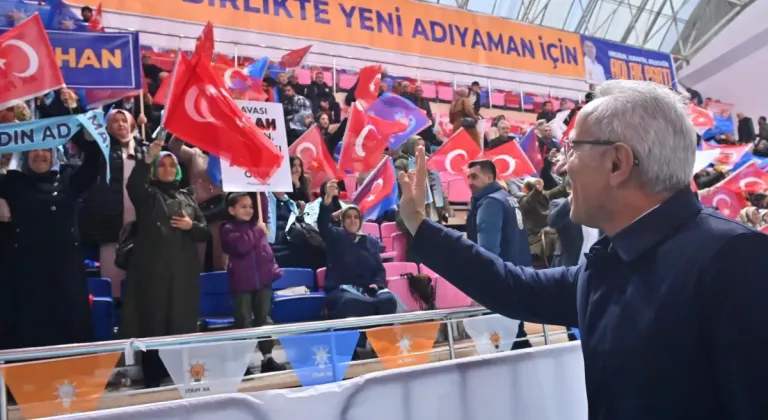 Adıyaman AK Parti 8. Olağan Kongresi Yoğun Katılımla Gerçekleştirildi