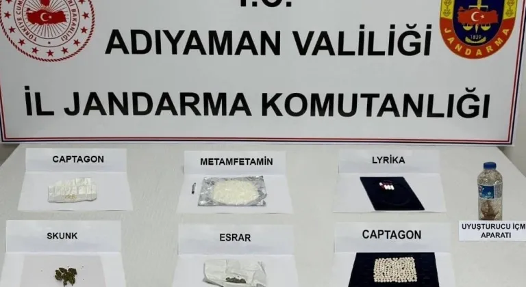 Adıyaman’da uyuşturucu operasyonu