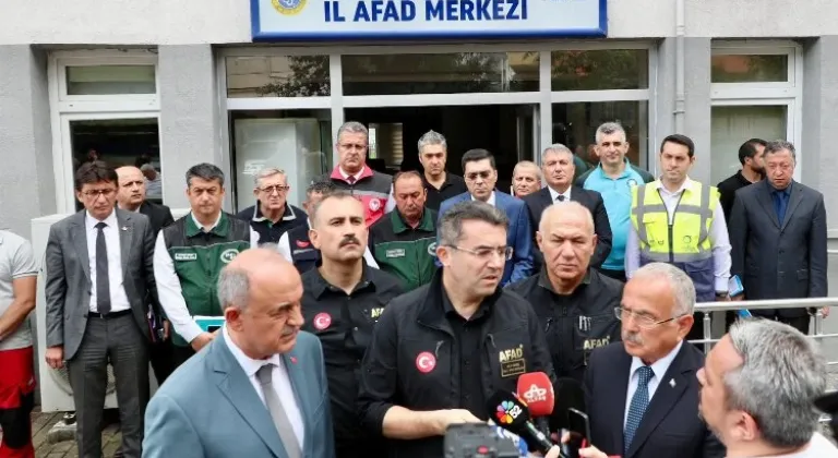 AFAD Başkanı Okay Memiş Ordu’da: İlçelerde Meydana Gelen Sel Afeti Değerlendirildi