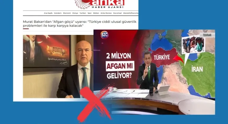 'Afganlar sınırdan geçiyor' iddialarına İletişim'den yalanlama