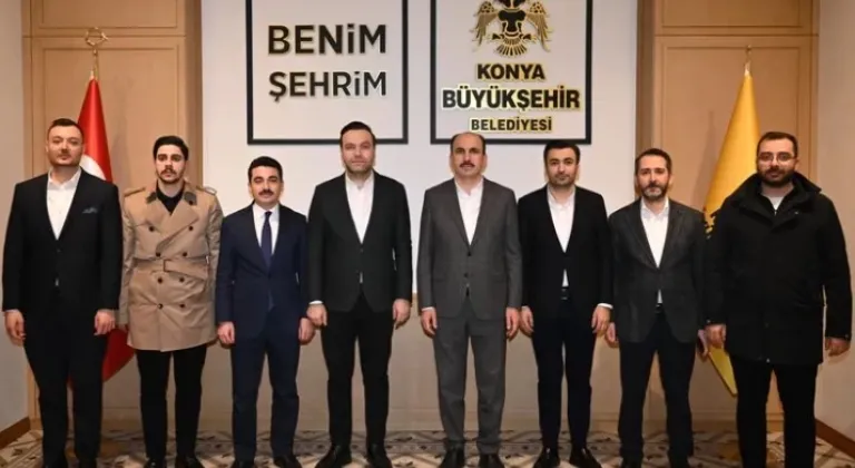 AK Parti Gençlik Kolları Genel Başkanı Yusuf İbiş, Konya Başkanı Altay'ı Ziyaret Etti