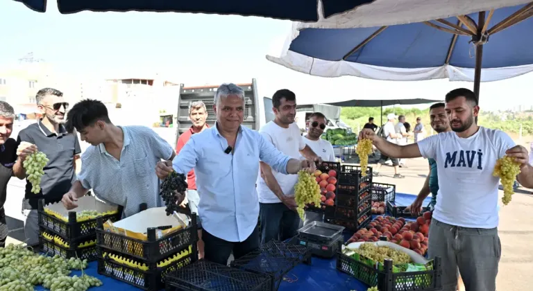 Antalya Muratpaşa'da Yeni Pazar Yeri Kundu Bölgesinde Hizmete Açıldı