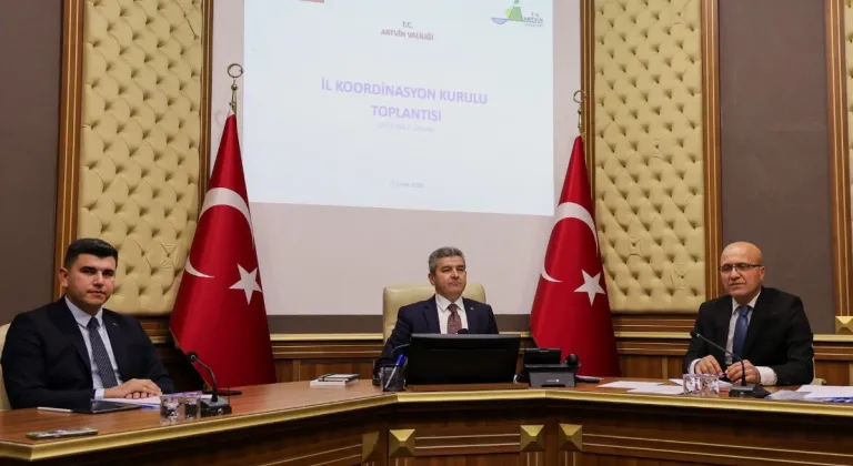 Artvin'de İl Koordinasyon Kurulu 2025 Yılında Toplandı