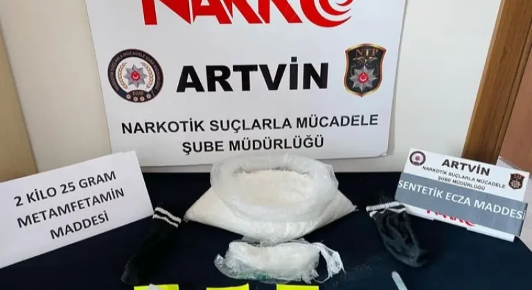 Artvin'de Uyuşturucu Kaçakçılarına Büyük Darbe Vuruldu!