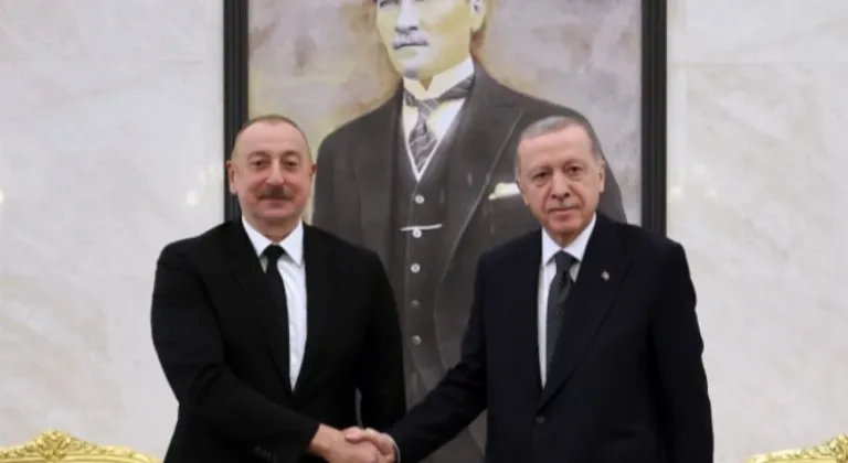 Azerbaycan Cumhurbaşkanı Aliyev Beştepe'de