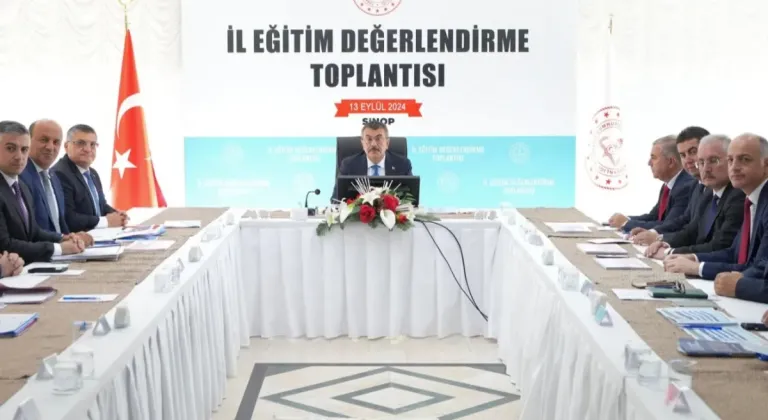 Bakan Tekin, eğitimi Sinop'ta değerlendirdi