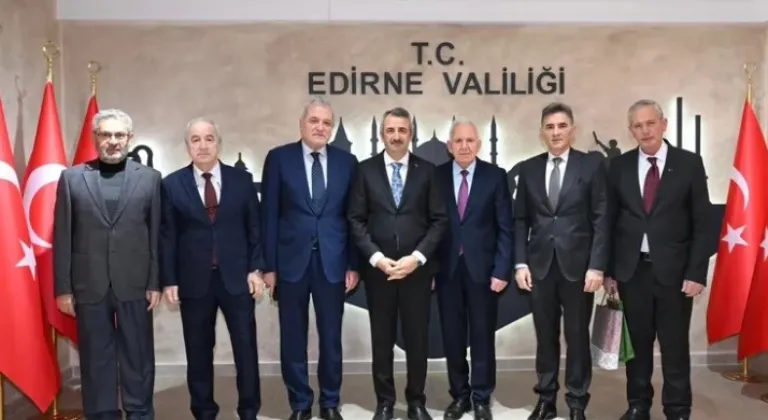 Balkan Liderleri Edirne Valisi Sezer'i Ziyaret Etti