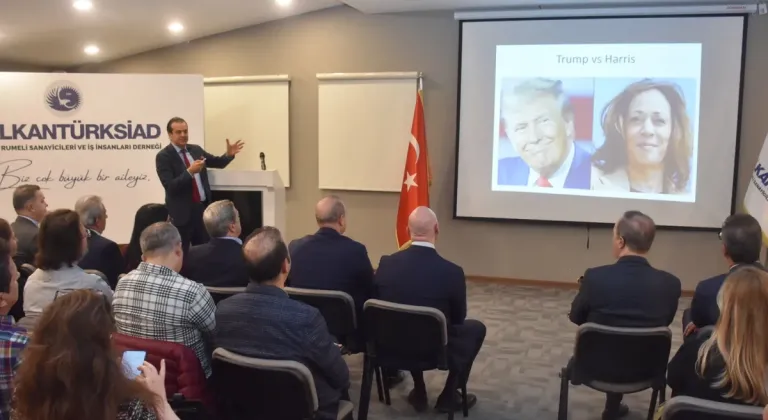 BALKANTÜRKSİAD ekonomist Murat Sağman’ı ağırladı