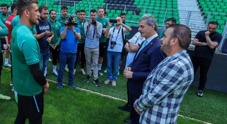 Başkan Alemdar stadyumdan tüm şehre seslendi