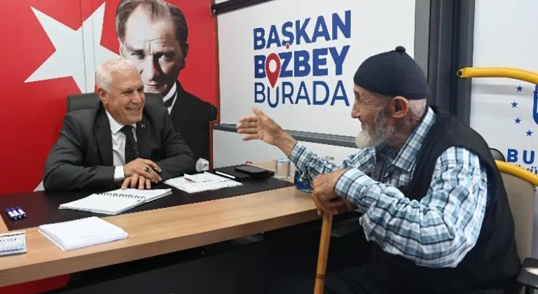 Başkan Bozbey Büyükorhan'da Halkla Buluştu: Sorunları Yerinde Tespit Etti