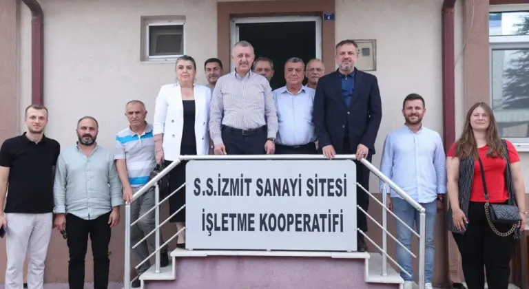 Başkan Büyükakın, İzmit Sanayi Sitesi Ziyaretinde Esnaflarla Buluştu