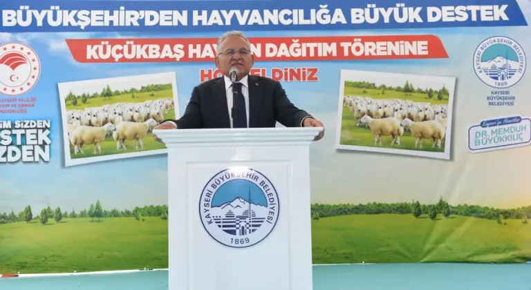 Başkan Büyükkılıç’tan 9 bin 788 besicinin su faturasına 16 milyon TL’lik destek