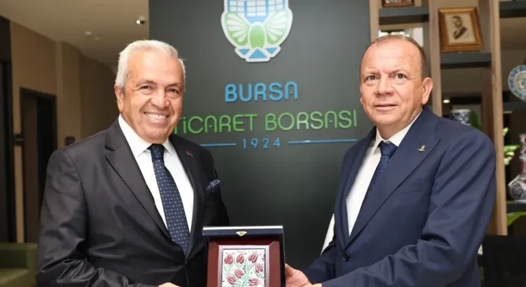 Başkan Şadi Özdemir’den Bursa Ticaret Borsası’na ziyaret