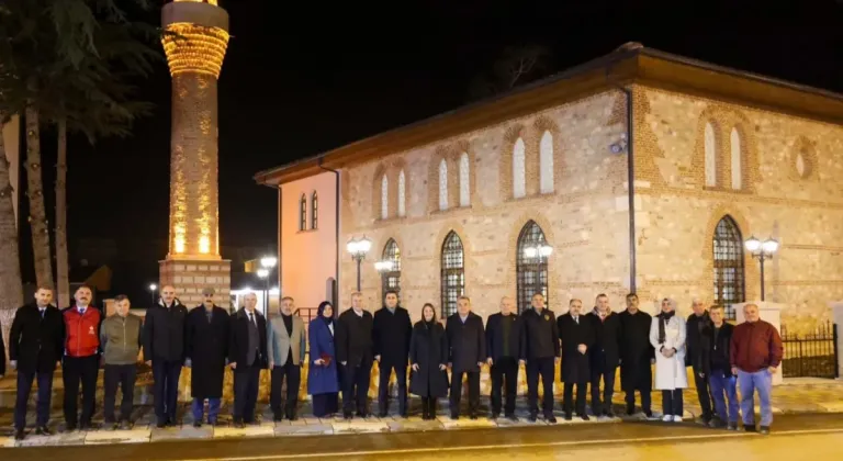 Bilecik'te Tarihi Kara Mustafa Paşa Camii Yeniden İbadete Açıldı