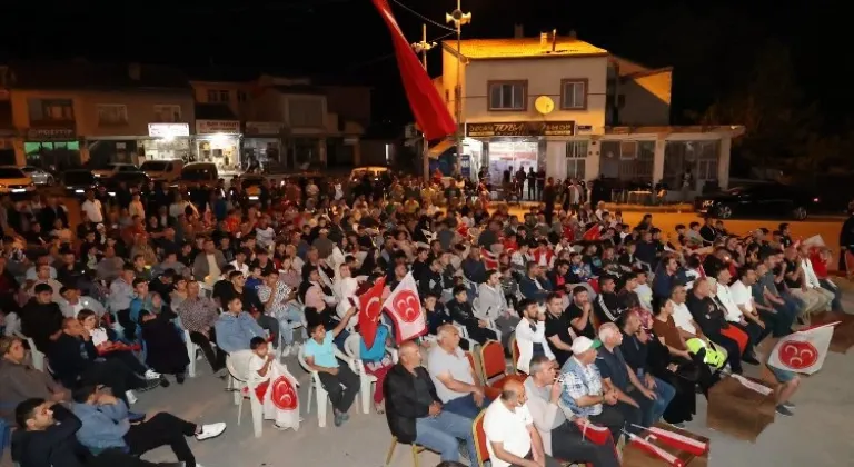 Bünyan Belediyesi Dev Ekranda Milli Maç Coşkusunu Kutladı