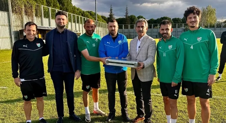 Bursa Gemlik'ten Bursaspor'a destek ziyareti