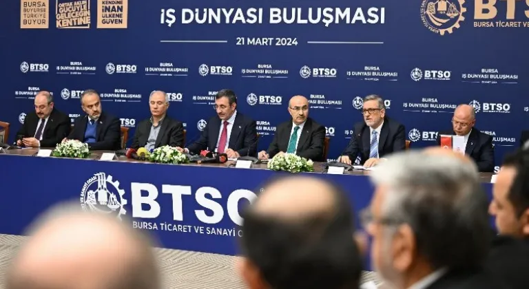 Bursa İş Dünyası Buluşması - Cumhurbaşkanı Yardımcısı ve İş İnsanları Yatırımları Değerlendirdi