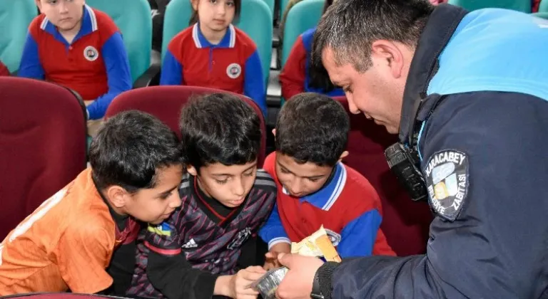 Bursa Karacabey'de Zabıtadan Çocuklara Eğitim Şöleni