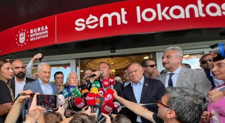 Bursa Semt Lokantası CHP Genel Başkanı Özgür Özel Katılımıyla Açıldı