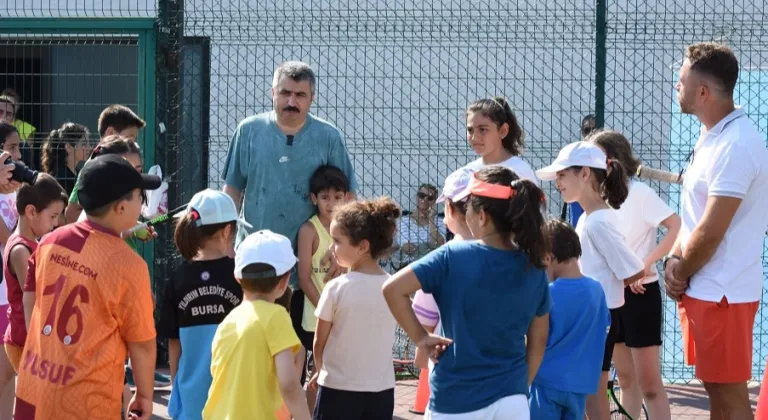 Bursa Yıldırım'da Başkan Yılmazdan Yeni Tenis Kortu Müjdesi