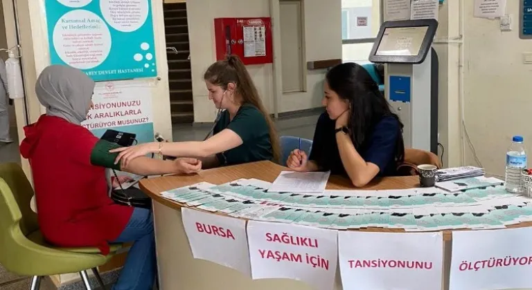 Bursa'da Yapılan Tansiyon Ölçümünde Şaşırtıcı Sonuçlar Ortaya Çıktı