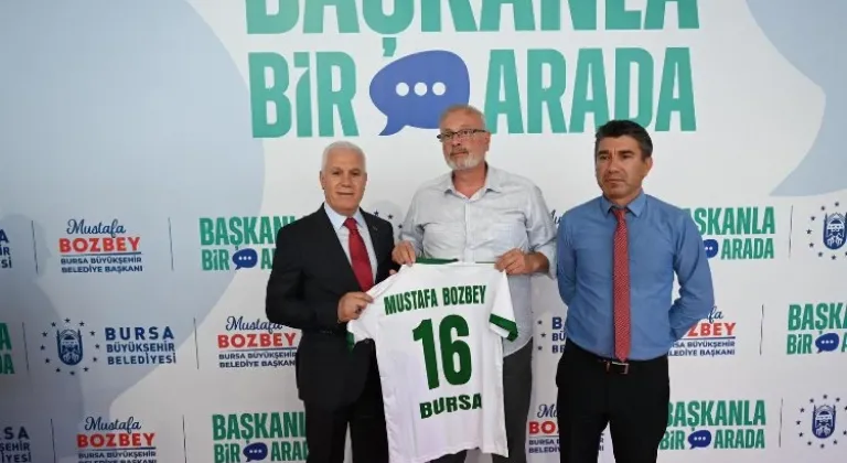 Bursalılar, Başkan Bozbey ile Merinos'ta Buluştu