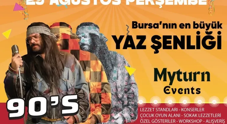 Bursalılara 4 Gün Boyunca Müzik, Alışveriş ve Lezzet Festivali Müjdesi!