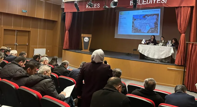 Bursa'nın 1/100 Binlik Planları Keles'te Masaya Yatırıldı