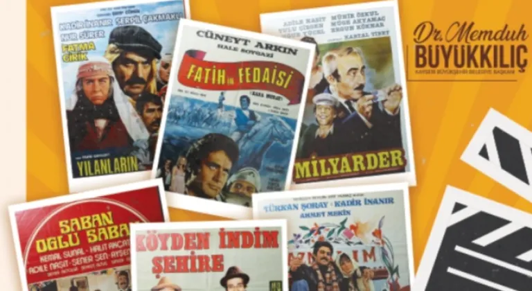 Büyük Şehir Sanat Galerisi’nden Yeşilçam Nostaljik Film Afişleri Sergisi