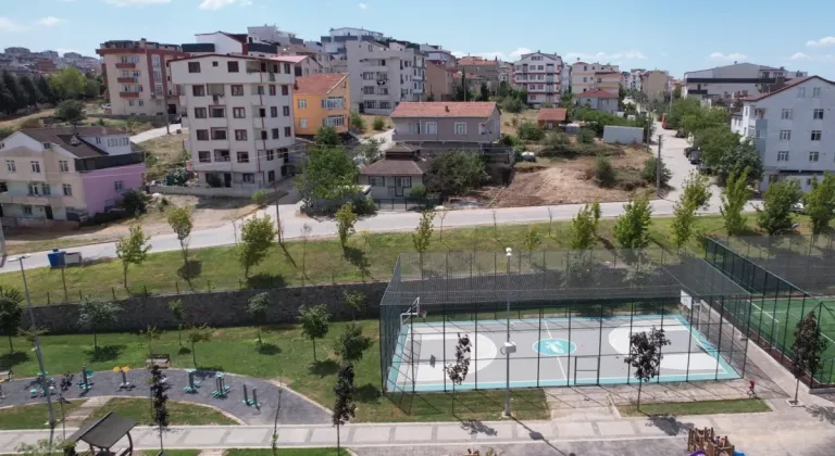 Çayırova Belediyesi Akse Huzur Parkı'na Yeni Basketbol Sahası Kazandırdı