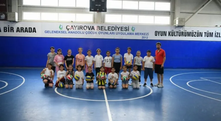 Çayırova Belediyesi Yaz Spor Okullarında Eğitime Başladı