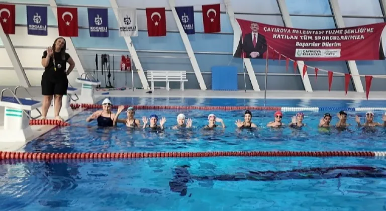 Çayırova Minik Yüzücülerin Olimpiyat Hedefi