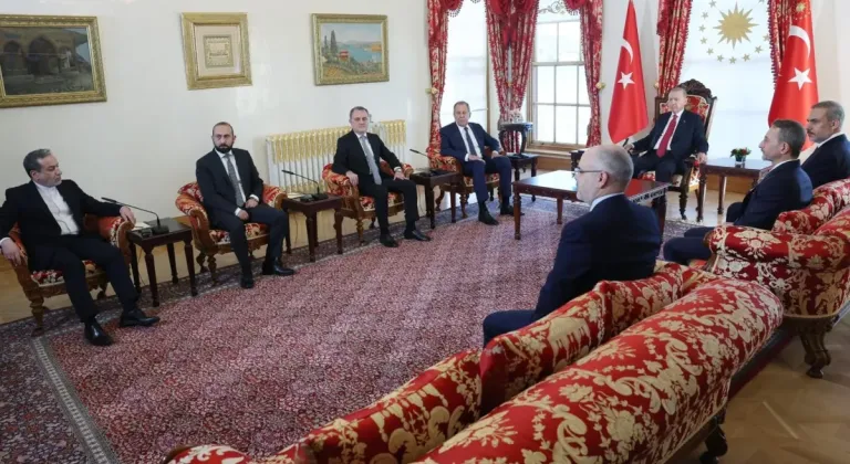 Cumhurbaşkanı Erdoğan, 4 ülkenin Dışişleri Bakanlarını kabul etti