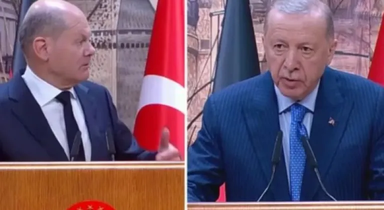 Cumhurbaşkanı Erdoğan, Almanya Başbakanı ile görüştü