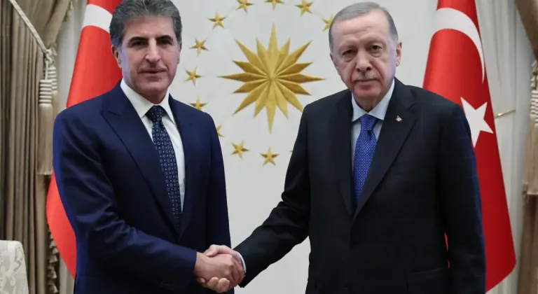 Cumhurbaşkanı Erdoğan Barzani ile görüştü