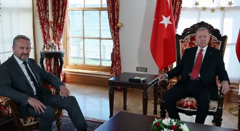 Cumhurbaşkanı Erdoğan İzzetbegoviç'i Dolmabahçe'de ağırladı