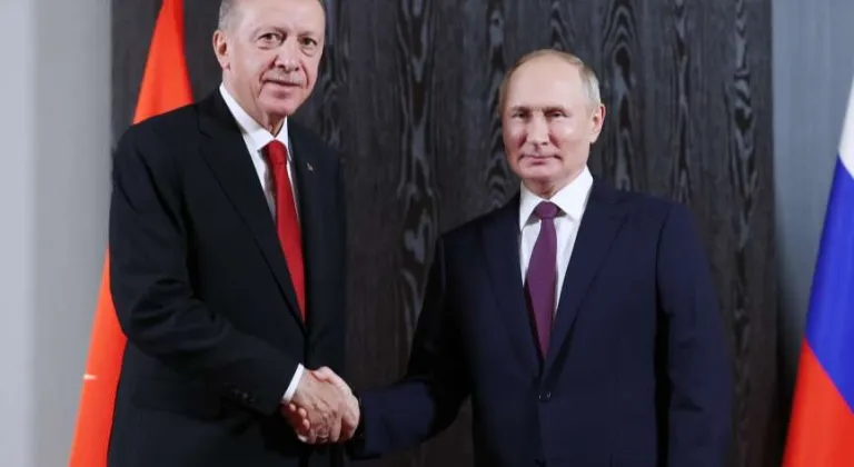 Cumhurbaşkanı Erdoğan Putin'le görüştü