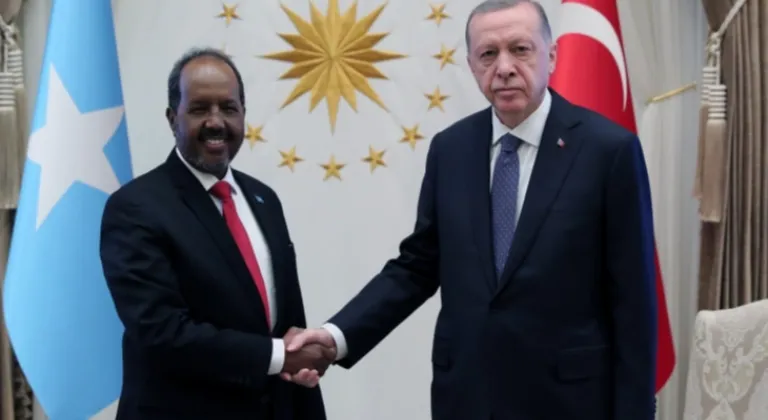 Cumhurbaşkanı Erdoğan, Somali Cumhurbaşkanı ile Görüştü