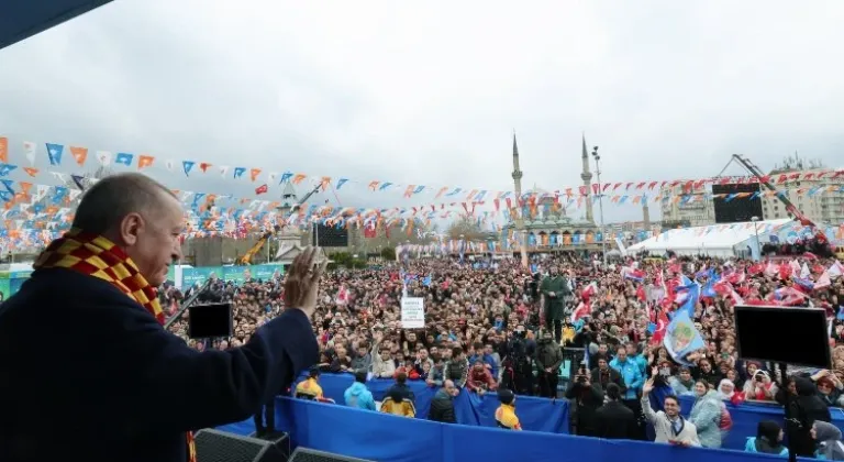 Cumhurbaşkanı Erdoğan’dan Kayseri Mitinginde Övgü Dolu Konuşma