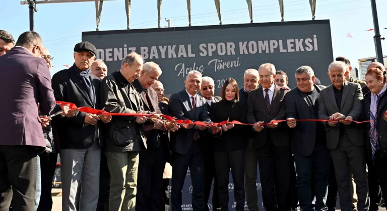 Deniz Baykal Spor Kompleksi Antalya'da Açıldı