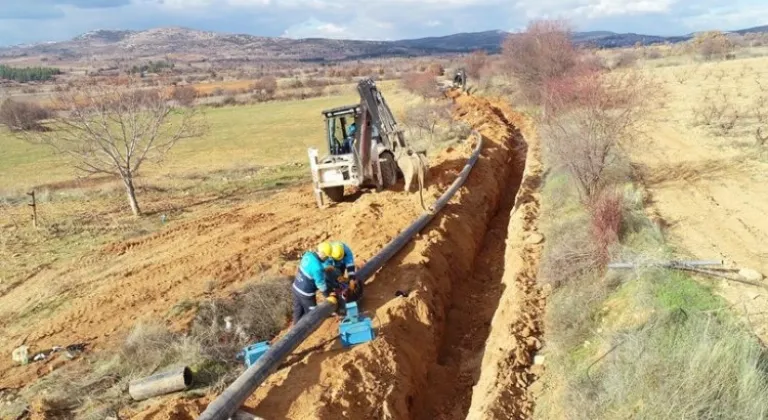 Denizli Büyükşehir Belediyesi DESKİ, Üçkuyu, Poyrazlı ve Sırıklı mahallelerinde içme suyu hatlarını yeniledi