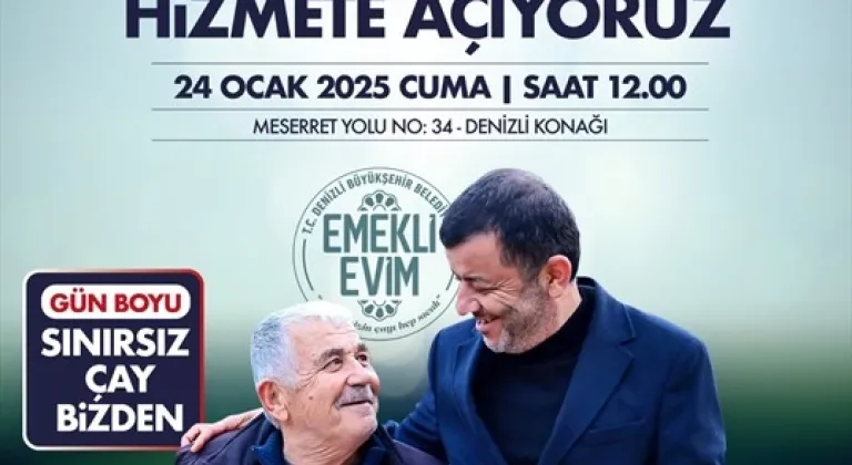 Denizli Büyükşehir Belediye Başkanı Çavuşoğlu'nun Emekli Evim Projesi Açılışa Hazır