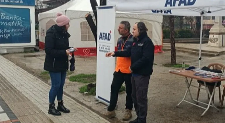 Depreme Hazırlıklı Olun! AFAD Vatandaşları Bilgilendirdi