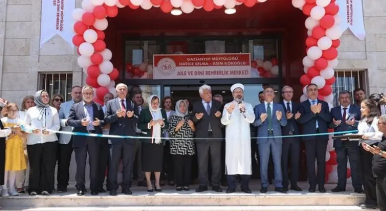 Diyanet İşleri Başkanı Gaziantep'te İki Ayrı Açılışı Gerçekleştirdi