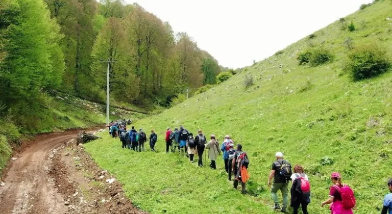 Doğa tutkunları Yörükyeri’nin eşsiz tabiatını keşfetti