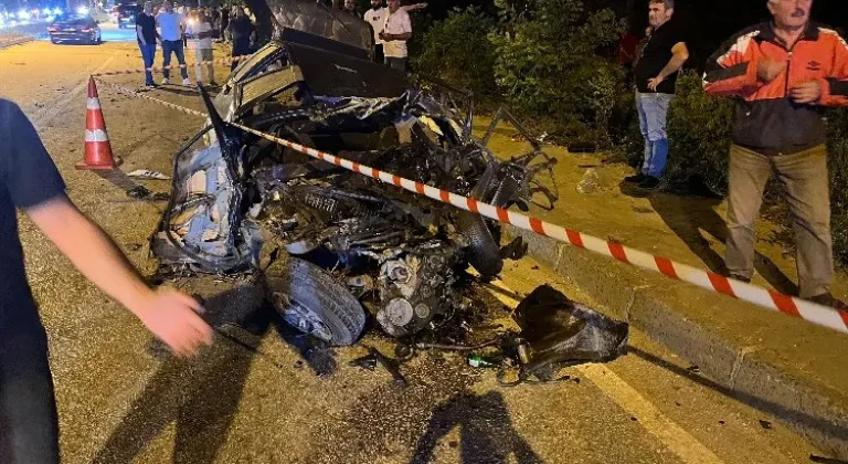 Düzce Akçakoca Yolunda Korkunç Trafik Kazası: 1 Kişi Hayatını Kaybetti