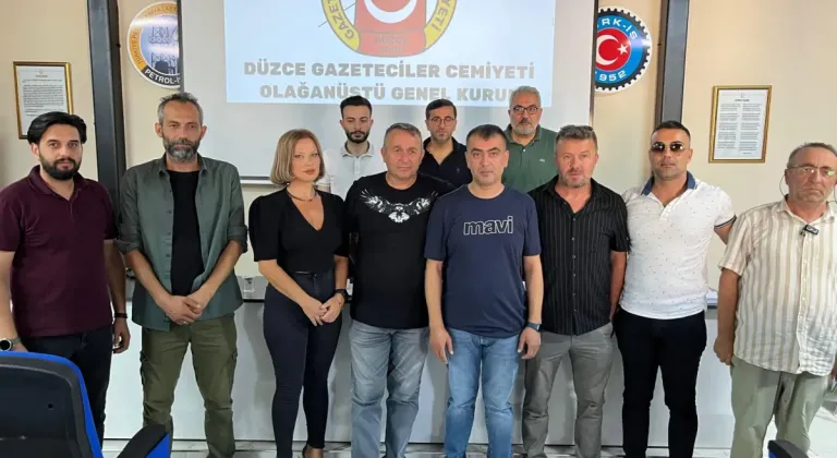 Düzce Gazeteciler Cemiyeti'nde olağanüstü seçim