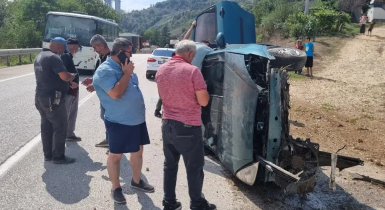 Düzce Yığılca Yolu'nda Trajik Trafik Kazası: 3 Yaralı